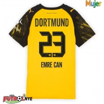 Camiseta Borussia Dortmund Emre Can #23 Primera Equipación para mujer 2025-26 manga corta